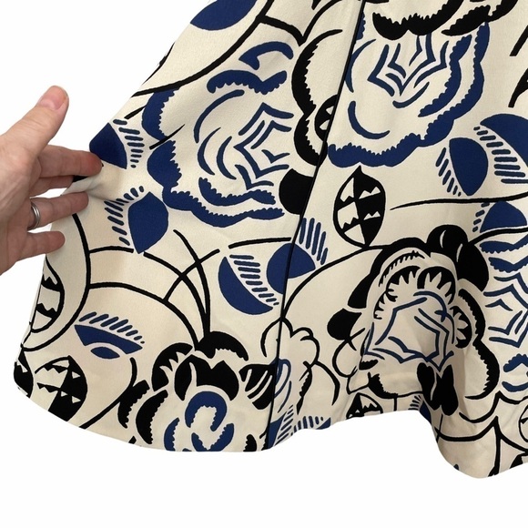 Anthro VanessaVirginia Ink Set Blooms Dress Size 4 - Picture 14 of 16